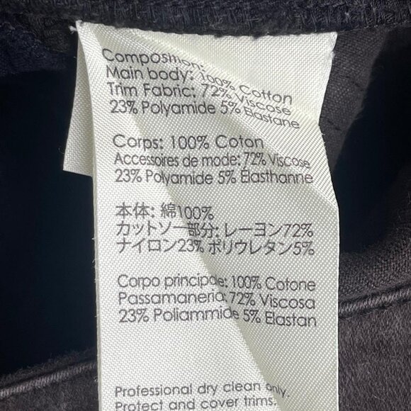 3.1 Phillip Lim Skinny Embroidered Patchwork Denim Pant Blue & Black Jeans Sz 6 - Picture 11 of 15